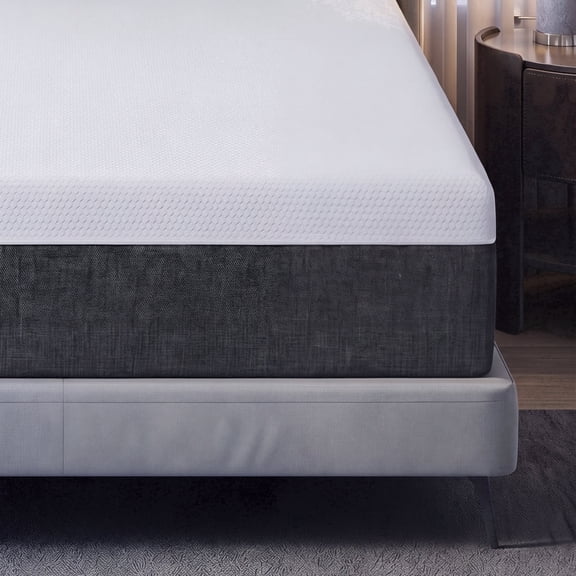 Twutri New Version 10 Inch Full Memory Foam Mattress, Medium Firm, Zoned Pressure Relief, Certified Safe Foam & Fabric, Mattress in a Box,Adult