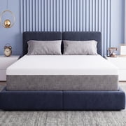 Twutri New Version 10 Inch Queen Memory Foam Mattress, Medium Firm, Zoned Pressure Relief, Certified Safe Foam & Fabric, Mattress in a Box,Adult