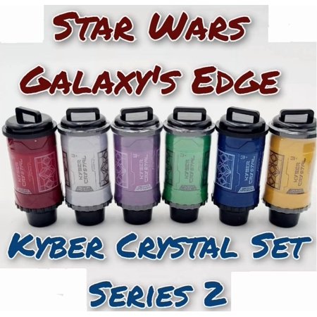"New Version - Series 2" Star Wars Galaxy's Edge Kyber Crystal Set 6 Sealed