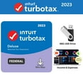 [New Version] TurboTax Deluxe 2023 Tax Software Federal Tax Return