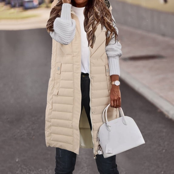 New Down Vest Women's Short Autumn And Winter Loose Fashionable Vest Vest Women Running Western Style Vests for Women Female Fall Jackets Women Vests with Hoods Vest Women Womens down Vests