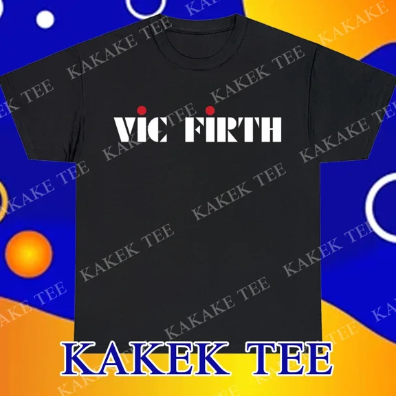 New Vic Firth Company Logo T-Shirt Funny Size S to 5XL
