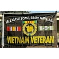thumbnail image 1 of New Vietnam Veteran All Gave Some 3X5 Military Banner Flag, 1 of 2