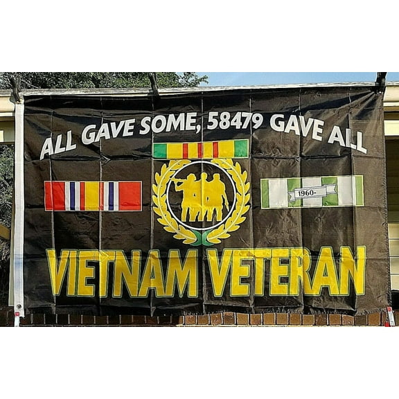 New Vietnam Veteran All Gave Some 3X5 Military Banner Flag