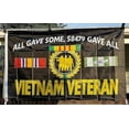 thumbnail image 1 of New Vietnam Veteran All Gave Some 3X5 Military Banner Flag, 1 of 2
