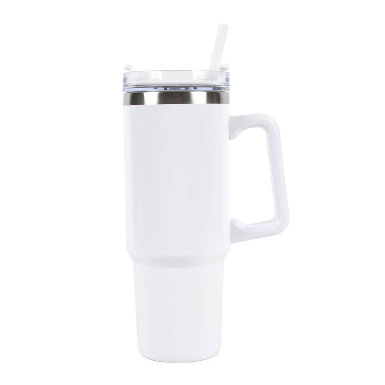 New View Gifts 30 oz Tumbler with Lid and Straw, Reusable