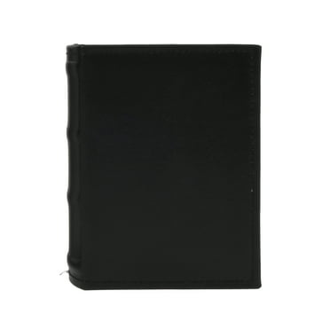 New View Gifts Faux Leather Mini Photo Album-Black