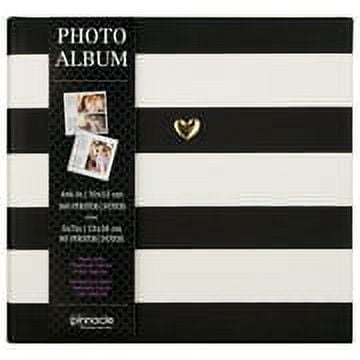4x6 Picture Frame, Black and White Stripe Frame, 4x6 Photo Frame
