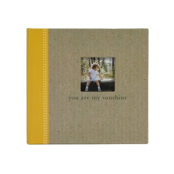 New View Gifts "You Are My Sunshine" Yellow Heart Photo Album, Holds 80 4"x6" Photographs