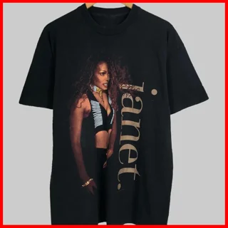 JANET JACKSON Tシャツ Paint Swatch Tee (L) Tultex × Vintage Janet Jackson Tshirt | Grailed