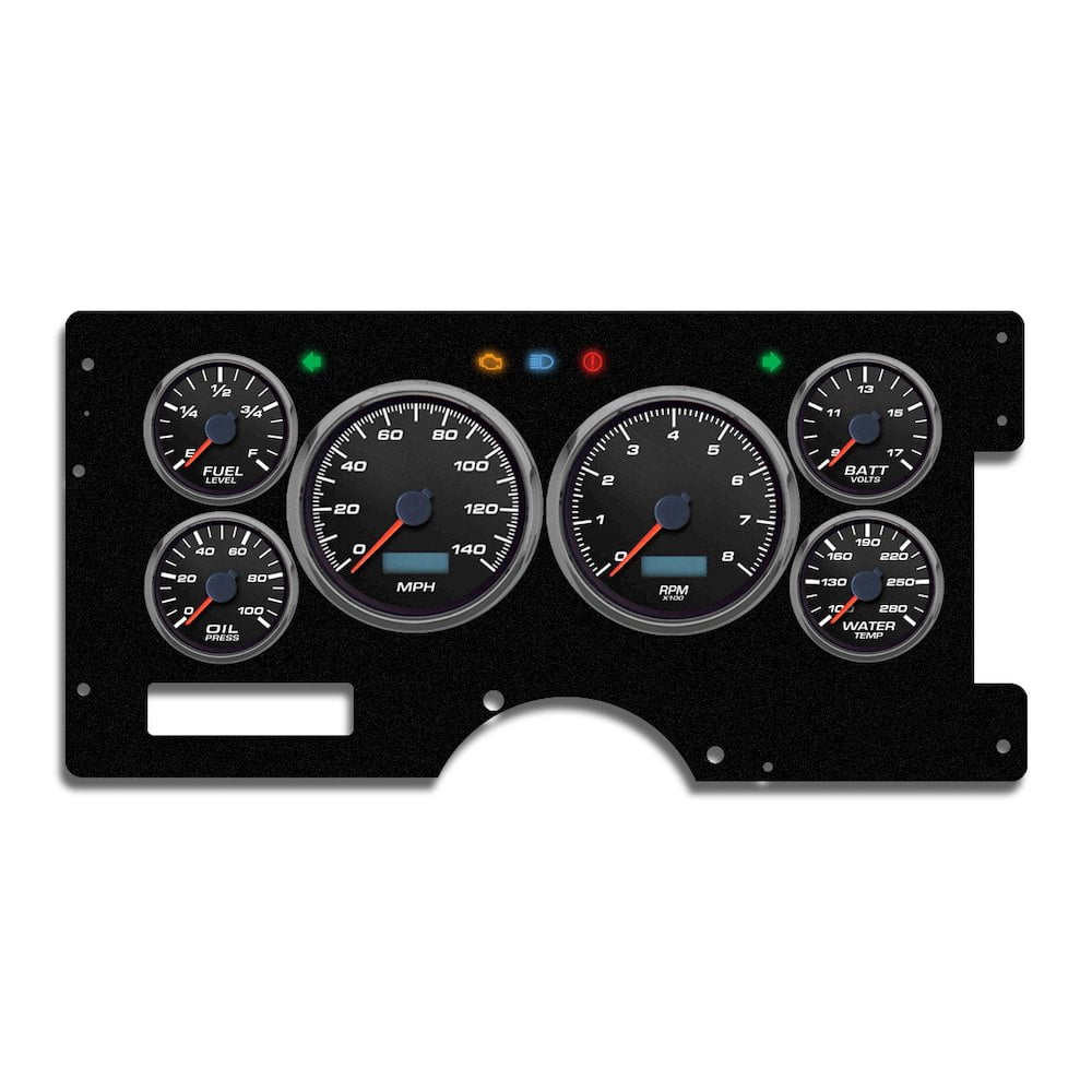 New Vintage Gauge Kit GM Truck 88-94 F/S Perf II White New Vintage Gauge Kit GM Truck 88-94 F/S Perf II White