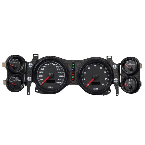 New Vintage USA 01670-01 6 Gauge Performance Black 70-78 Camaro