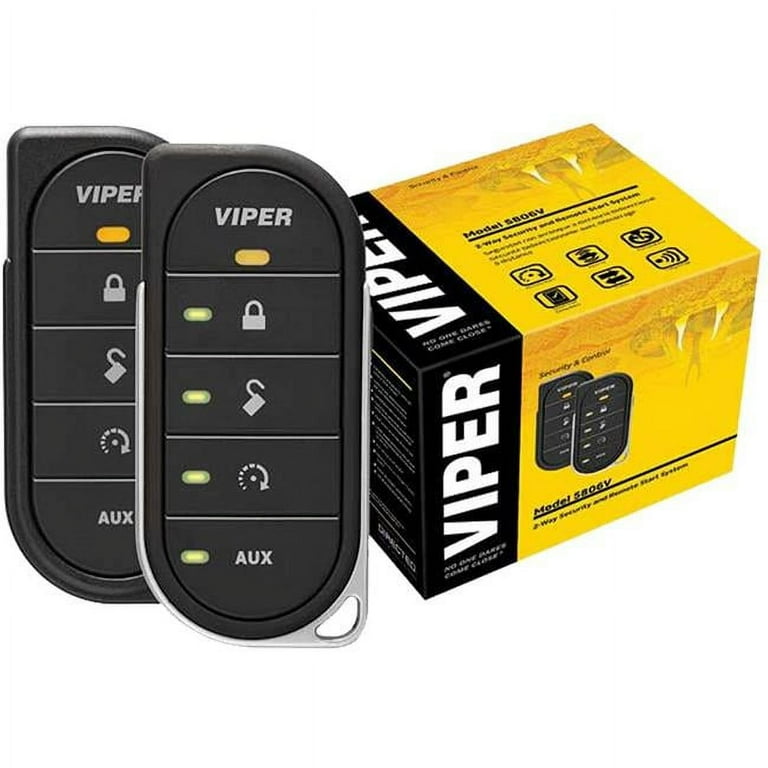 New Viper 5806V Car Security and Remote Pack SmartStart Compatible Walmart