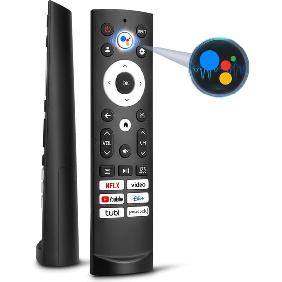 New Voice Hisense Remote Control for Smart Google TV,Compatible with Hisense QLED UHD Mini-LED ULED Smart Google TVs