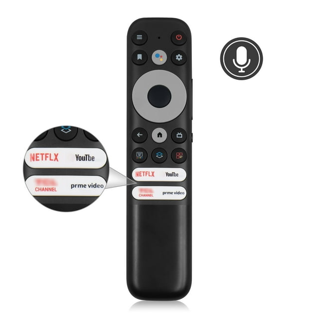 New Voice Remote Control for TCL TV, Replacement for TCL MiniLED QLED