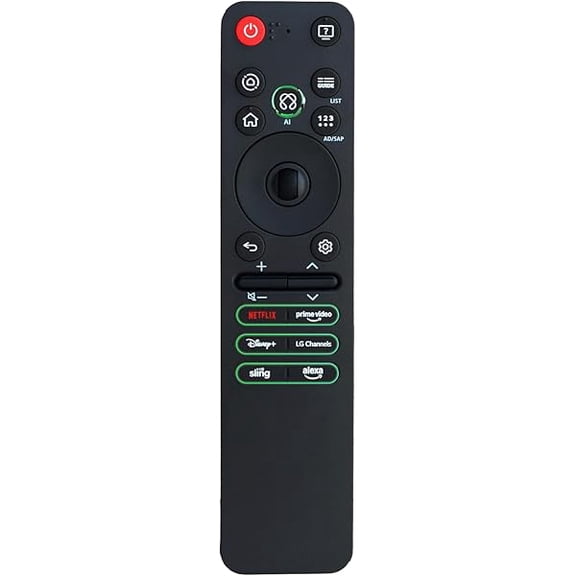 New Voice Remote Replacement for LG MR25GA Magic Remote Control, Compatible with LG Smart TV OLED C5/B5/G5 Series, QNED 92A/ 85A/80A/ UA77 Series, and M5 AI, Pointer and Alexa Voice