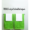 thumbnail image 1 of New Wall Ideas Beer It's Not Just For Breakfast 4 X 16 Inches, 1 of 1