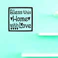 thumbnail image 1 of New Wall Ideas Bless This Home With Love 18x18", 1 of 1
