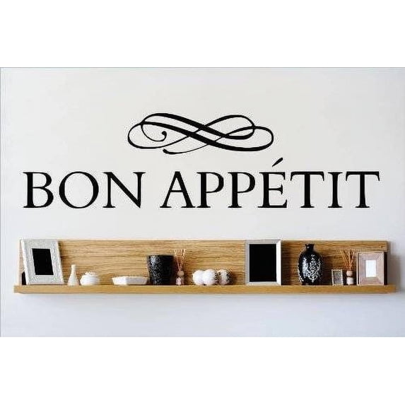 New Wall Ideas Bon Appetit Quote Home 6x30 Inches