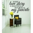 thumbnail image 1 of New Wall Ideas Every Love Story Is Beautiful But Ours Is My Favorite. Life Quote 12x18 Inches, 1 of 1