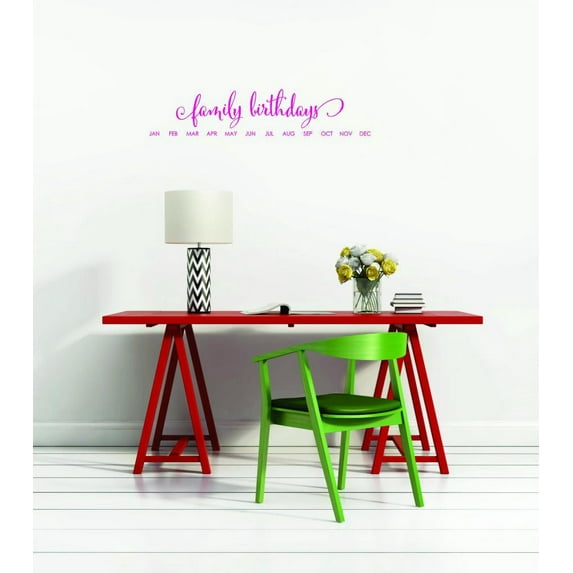 New Wall Ideas Family Birthdays Party Fun Gathering 10x40 Inches