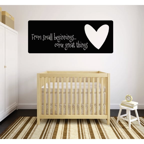 New Wall Ideas From Small Beginningsãƒâ¢Ã¢Â€Šâ¬Ã‚Â¦ Come Great Things Henewborn Baby 20x40"