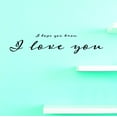 thumbnail image 1 of New Wall Ideas I Hope You Know I Love You 16 X 40 Inches, 1 of 1