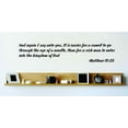 thumbnail image 1 of New Wall Ideas It Is Easier For A Camel To Go Through The Eye Of A Needle, Than For A Rich Man To Enter Into The Kingdom Of God 20x20, 1 of 1