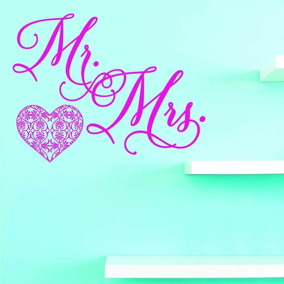 New Wall Ideas Mr. & Mrs. 18 X 18 Inches