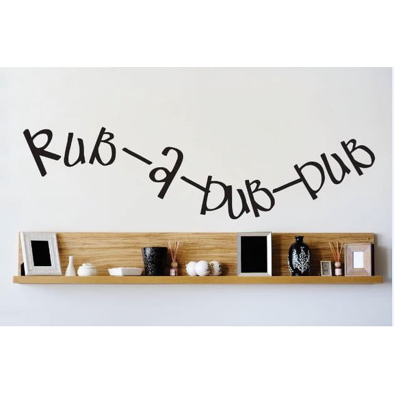 New Wall Ideas Rub A Dub Bathroom Image Quote Bathroom 16 X40" -