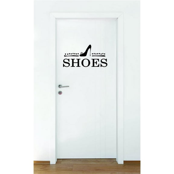 New Wall Ideas Shoes Teen Girls Fashion Wardrobe Closet Quote14x28 Inches