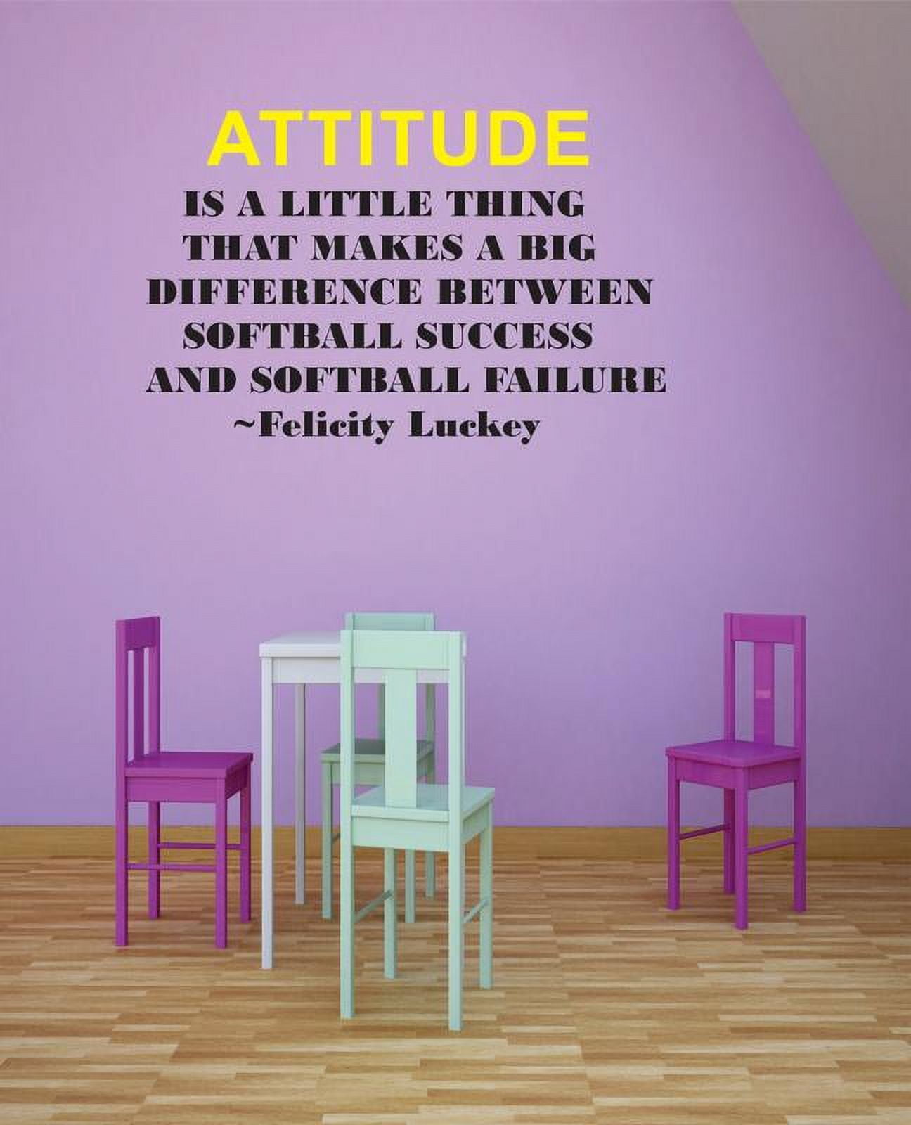 New Wall Ideas Softball For Girl Teen Childrens Inspirational Quote Girl  Sports \, image size:1296x1600