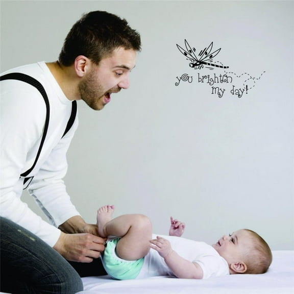 New Wall Ideas You Brighten My Day Text Lettering Life Quote 20 X40"