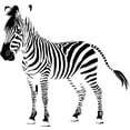 thumbnail image 1 of New Wall Ideas Zebra Kids Boys Bed Room 18 X 18", 1 of 1