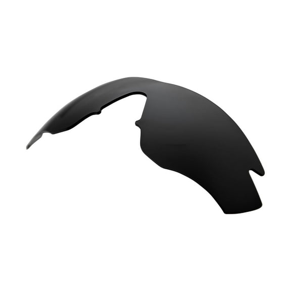 New Walleva Customized M2 Shaped Black Polarized Replacement Lenses For Oakley M Frame Sunglasses
