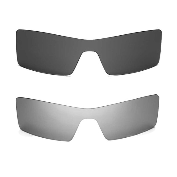 New Walleva Polarized Black+ Titanium Replacement Lenses For Oakley Oil Rig  Sunglasses