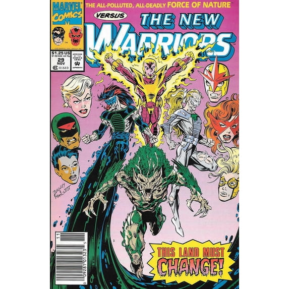 New Warriors, The #29 (Newsstand) VF ; Marvel Comic Book