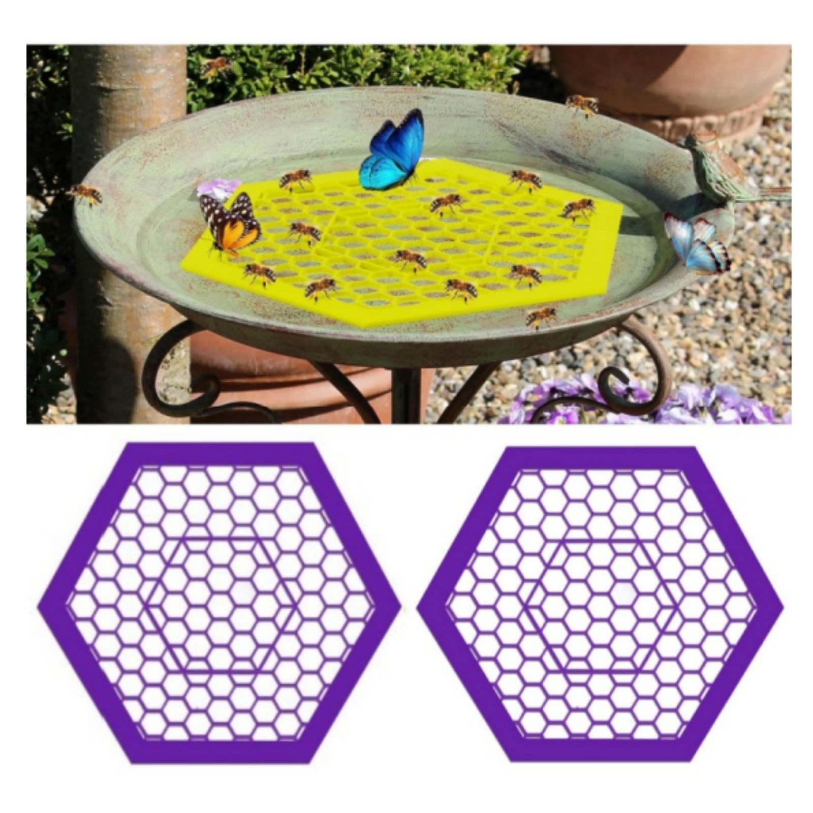 New Water Feeder Acrylic Crafts Floating Island Pet Feeder Auto Feeder