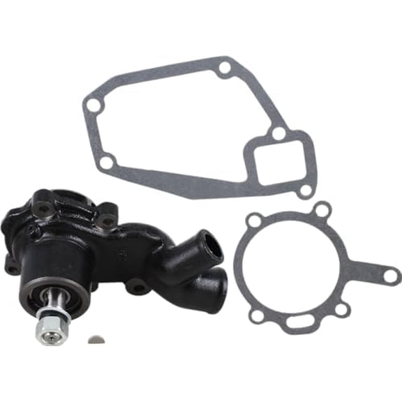 New Water Pump 4222071M91 Compatible with Massey Ferguson, Case, JCB - Includes Gaskets and Woodruff Key, Fits Multiple Models Including 275E, 390E, CX90, 6550$$Garden &