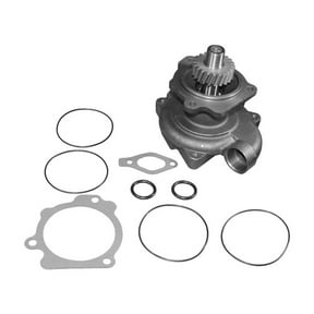 Water Pump Compatible with Orion Bus Orion V VI VII Neoplan New Flyer D60 Nova Bus T702 T802 Cummins L10 10.0L Grey Iron Short Shaft 4972864 2882145 4003929 3401009 3800479 4955706