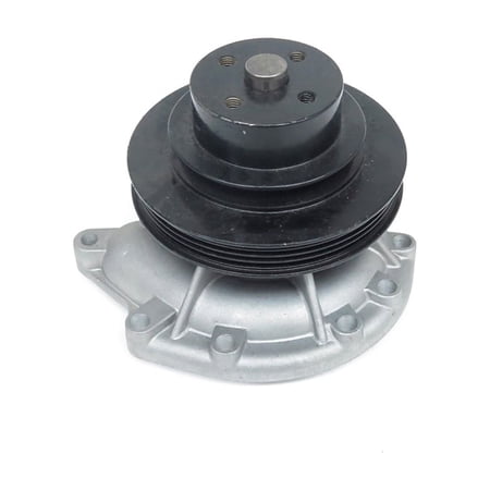 New Aluminum Water Pump with Pulley Compatible with 1988-1992 Jaguar XJ6 3.6L 4.0L Vanden Plas L6 AJ6 1992-1993 XJS 4.0L AJ6 EBC4437 EBC8550 EAC9213 EAC7242 EBC1829 EBC9220 4-Vee