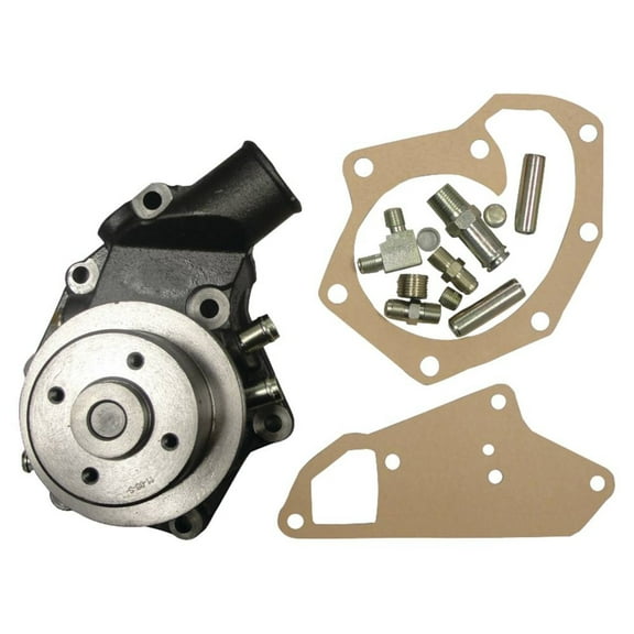 Water Pump Compatible with 1965-2030 John Deere 2020 2120 2130 2135 1830 1630 1020 1120 830 310 JD 3152D 3164D 4219D 4239D 2.5-3.9L NA Diesel Single Groove V-Belt Replaces AT29619