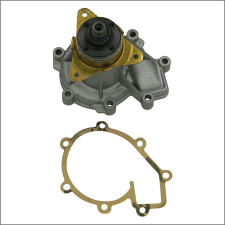 Water Pump Compatible with 1984 1985 Mercedes-Benz 190D 2.2L I4 Diesel OM601 W201 Compact Executive Sedan Cast Iron Housing Pulley Direct Fit Replaces Mercedes OE 6012000220 New