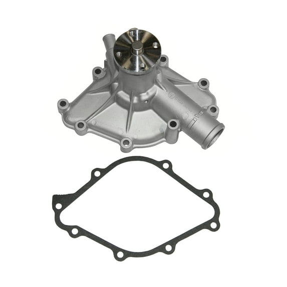 OEM Grade Water Pump Compatible with Ford Mustang Thunderbird LTD Mercury Cougar Capri 3.8L V6 232 CID 1982-1987 Serpentine Belt Aluminum Replaces Ford E2DZ8501A Motorcraft PW178