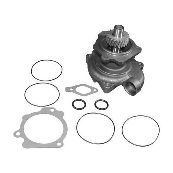 Water Pump Compatible with New Holland 9384 9482 9484 9684 9884 Case IH 9350 Ag-Chem Terra-Gator 2505 Cummins L10 M11 10.0L 10.8L 3-Bolt Flange Grey Iron 4955706 3800745RX 4972864