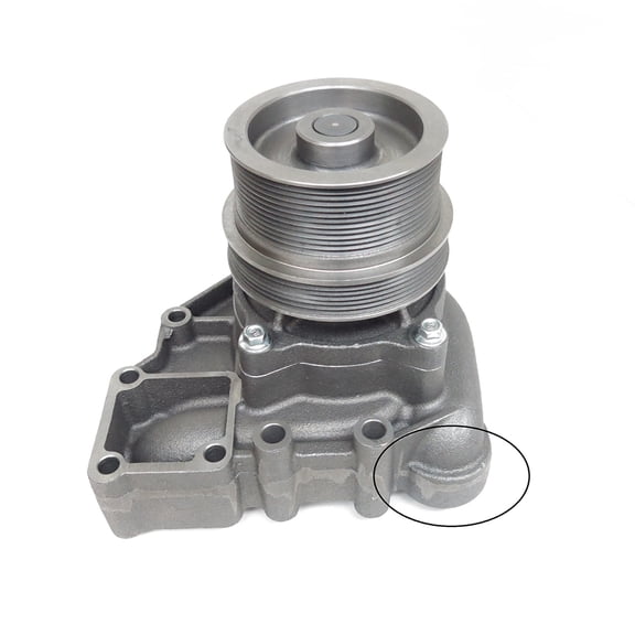 New Water Pump Metal Impeller Compatible with 1999-2019 Western Star 4800 4900 5700 Volvo VNL VHD Mack Cummins ISX ISX15 14.9L 15.0L 11.9L L6 Diesel 5406043 QSX15 ISX12 6-Cyl
