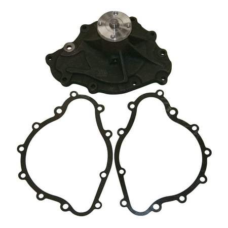 Water Pump Compatible with Pontiac Parisienne 1970-1981 LeMans 1969-1981 Grand Prix 1969-1981 4.9L 5.7L 6.6L V8 301 350 400 CID Cast Iron Metal Impeller Replaces GM 12300305 478126 New