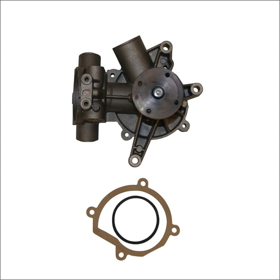 Water Pump Compatible with Volvo 760 780 2.8L V6 PRV B28F 1983-1990 Serpentine Belt Driven Reverse Rotation Aluminum Metal Impeller Direct Fit Replacement Replaces Volvo OE 1269874 New