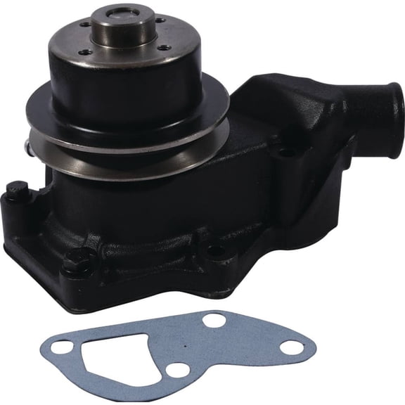 Water Pump Compatible with 1965-2020 John Deere 1020 1520 300B 301 301A 380 400 401 440 440A 440B 480 Diesel Tractor Skidder Forklift AT21205 with Gasket and Cast Iron Press-On Pulley