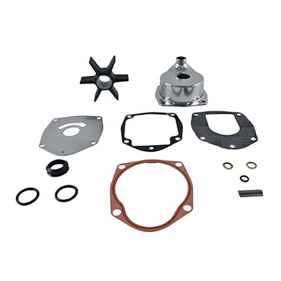 OEM Grade Water Pump Repair Kit Compatible with 2009-2018 Mercury Verado 350 400 HP 6 Cylinder 3.2283 Bore 4-Stroke 5.44 Torpedo 8M0078858 8M0185160 400HP 2015 350HP SERIAL NUMBER
